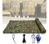 Genérico Red de Camuflaje Protección Solar, Malla de Camuflaje Militar Exterior, Malla Ocultacion Jardin para Caza Camping Bosques Jardines Y Otras Escenas Decoración Exterior(1x5m)