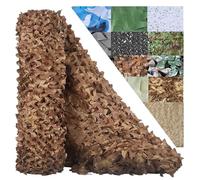 Genérico Red de Camuflaje Resistente para Exteriores - Malla de Privacidad y Sombreo Woodland - Lona Impermeable para Toldo de Coche, Valla de Jardín, Caza y Decoración de Fiestas(Desert,6 x 9 m)