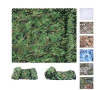 Genérico Red de Camuflaje Sombra 3m 4m 5m 6m 10m, Malla de Sombreo para Terraza, Privacidad Valla Jardín, Camuflaje para Caza, Pesca, Decoración Selva, Camping, Malla de Ocultación(11x15M)