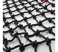 Genérico Red de Carga anticaída Negra - 1 x 9 m de Cuerda de Malla de Nailon para Seguridad en escaleras, Red Decorativa para techos y divisiones, Fiestas temáticas y decoración de Even