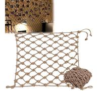 Genérico Red de Cuerda de Escalada Resistente de 90 x 90 cm para Adultos. Red de Seguridad Gigante para Juegos Infantiles, Columpios y escaleras al Aire Libre. Diámetro de Cuerda de 1 cm. para niños