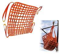 Genérico Red de elevación de Carga de Alta Resistencia de 1,5 x 1,5 m - Malla de 10 cm, Capacidad de 2,5 T, Eslinga Duradera para Transporte, envío y Descarga Industrial - Solución de elevación de ca