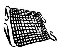 Genérico Red de elevación de Carga de Alta Resistencia de 2x2 m con Capacidad de 500 kg y Correas - Malla de 10 cm para un Transporte Seguro, Ideal para el Transporte en la Caja de Camiones, fácil ca
