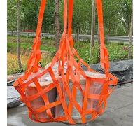 Genérico Red de elevación de Carga de Alta Resistencia y Seguridad - Capacidad de 300 kg, Correas Resistentes al desgarro, 1,5 m de Largo, Malla de 10 cm, Trabajos de construcción y rem