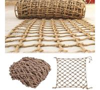 Genérico Red de Escalada de Carga Resistente de 90 x 90 cm | Red de Seguridad de Nailon para Casas del árbol en Exteriores, para Camiones y remolques | Red Duradera para Columpios de Juegos (diámetro