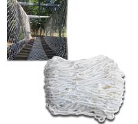 Genérico Red de Escalada para Interiores de 90 x 210 cm, Color Blanco, para Balcones y Jardines, con Cuerda de 0,6 cm de diámetro, Rejilla Protectora para Carga y remolques, Ideal para Plantas y niño