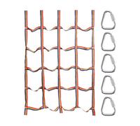 Genérico Red de Escalada para niños - Correas de Escalera de Cuerda íris de 72,8 Pulgadas | Red de obstáculos de Carga al Aire para la casa del árbol del Patio de Juegos, Equipo de Fitness de Nailon