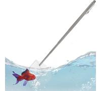Generico Red de pesca para tanques de peces - Red de pesca para atrapar peces y alborotes en acuarios con mango largo extensible de 5 - 15 pulgadas | Nets Pond Nets | Small Aquarium Netts F0r Easy
