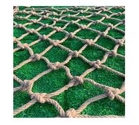 Genérico Red de Seguridad para Escalada Infantil - Malla de Cuerda de cáñamo para Paredes de Roca, Entrenamiento y Juego - Red de Carga multitamaño de 10 cm, ecológica, con 8 mm de diámetro para prot