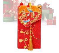 Genérico Red Money Envelopes - 3.94x6.89 Inches, Year Of The Horse Party Supplies | 2026 Money Envelopes For Cash For Chinese Spring Festival Birthday Party Celebration Family Gathering