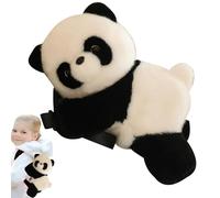 Genérico Red Panda Stuffed Animal Backpack, Furry Sling Bag, Adjustable Strap Cuddly Toy, Down Cotton Material Travel Purse, Messenger Bag For Animal Lovers, 35cm/13.78 In, Cute & Practical