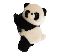 Genérico Red Panda Stuffed Animal Backpack, Furry Sling Bag with Adjustable Strap, 13.78 inches Cute Plush Accessory, Travel Purse, Best Collection for Animal Lovers, Children, School