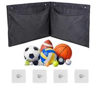 Genérico Red para Peluches - Organizador De Esquina Y Pared con Bolsa | Soporte Expositor Grande para Muñecos De Peluche | para Dormitorio Cuarto Infantil Guardería Cuarto