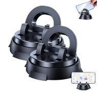 Genérico Redreeer Car Phone Holder, 360° Rotating Cars Phone Holder Mount, Strong Adsorption Cars Holder, No Installation Required, Suitable for All Models (2pcs)
