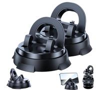 Genérico Redreeer Car Phone Holder Mount, 360-Degree Rotatable Mobile Holder with Non-Slip Base, Dashboard, Center Console, Suitable for All Models, Rock-Solid Hold (2 Pcs)