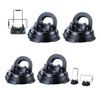 Genérico Redreeer Car Phone Holder Mount, 360-Degree Rotatable Mobile Holder with Non-Slip Base, No Installation Required, Suitable For Dashboard, Center Console, All Models (4pcs)