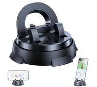 Genérico Redreeer Car Phone Holder Mount, 360° Rotatable Strong Suction Mount, with Non-Slip Base, No Installation Universal Fit for iPhone Samsung Android and All Models (1 pcs)