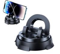 Genérico Redreeer Car Phone Holder Mount - Dashboard 360° Rotatable, Strong Adsorption Installation, Universal Fit for Smartphones, Rock-Solid Grip & Washable Adhesive (1PC)