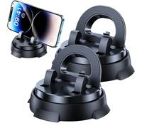 Genérico Redreeer Car Phone Holder Mount - Dashboard 360° Rotatable, Strong Adsorption Installation, Universal Fit for Smartphones, Rock-Solid Grip & Washable Adhesive (2PC)