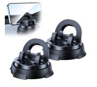 Genérico Redreeer Car Phone Holder Mount, Dashboard, Center Console, 360-Degree Rotatable Mobile Holder with Non-Slip Base, Strong Adsorption, No Installation Required, Suitable for All Models (2Pcs)