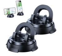 Genérico Redreeer Car Phone Holder, Ultra Strong Adsorption Car Bracket, 360-Degree Rotatable Mobile Holder with Non-Slip Base, No Installation Required, Suitable for All Models (2Pcs)