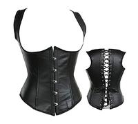 Genérico Reductor Abdominal Basics Mujer Faja Pantalon Sin Corsé Gótico De PU para Mujer Maderoterapia Corporal Tangas Sin Faja Black S