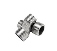Genérico Reductor de Rosca Macho de 1/2" x 3/4" for Ducha de baño, Reductor de Tubo con Patas de Perro, Boquilla de Grifo excéntrica(201(50mm))