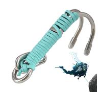 Generico Reef Drift Hook - Double Reef Fastening, Stainless Steel Diving | Hook with Rope | Stable Safety Equipment | O Ring Design scubá Divers, Reliable Rope for Underwater Photography Activities
