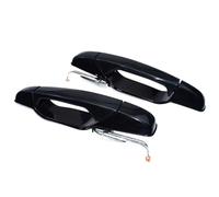 Genérico Reemplazo de manija de puerta de automóvil 2 manijas exteriores para puerta de para Cadillac, para GMC, para Chevrolet, Escalade, Avalanche y Silverado piezas(2 Black Rear LH RH)