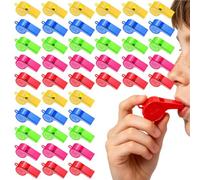 Genérico Referee Whistle - 100-Piece Portable Training Equipment - Gym Whistle For Football Training,for Outdoor Survival Hiking Fishing Boating Football Baseball Soccer