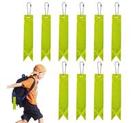 Genérico Reflective Children's Pendants - 10 Pack PVC Reflective Charms | Safety Backpack Keychains For Kids | For Cycling Running Dog Walking | High Visibility Night Safety