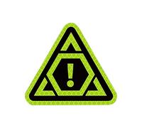 Genérico Reflective Decals - Safety Sticker for Vehicle Visibility, Intensified Light Reversion Technology, Self Contained Peel and Adhere Application, Safety Item Accessory, Perfect for Car