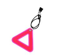 Genérico Reflective Pendants | High Visibility Triangle Safety Bike Gear