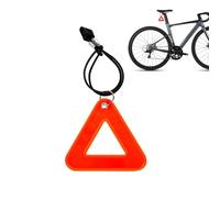 Genérico Reflective Pendants - High Visibility Triangle Safety Bike Gear Reflector For Night Running Hiking Camping Outdoor Commuting Walking Cycling Backpack Safety Visibility Protection Use