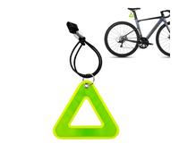 Genérico Reflective Pendants - High Visibility Triangle Safety Bike Gear Reflector For Night Running Hiking Camping Outdoor Commuting Walking Cycling Backpack Safety Visibility Protection Use