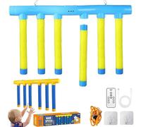 Genérico Reflex Challenge Game, Catching Sticks Game, Hand Speed Challenge Games, 3 Adjustable Speed with Remote, Reaction Test Games for Kids and Adults (Yellow)