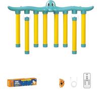 Genérico Reflex Game Falling Sticks, Reflex Challenge with Upgrade Remote Control, Reaction Time Training, Catching Sticks Game Reaction Training Toy for Kids and Adults (Blue)