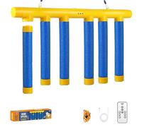 Genérico Reflex Game Falling Sticks, Reflex Challenge with Upgrade Remote Control, Reaction Time Training, Catching Sticks Game Reaction Training Toy for Kids and Adults (Dark Blue)