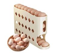 Genérico Refrigerator Egg Rack - 12.6*7inch Auto Rolling Easy Access Space Saving Large Capacity | Refrigerator Eggs Roll Down Organizer | For Home Dorm Office Apartment Kitchen Dining Room