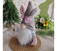 Genérico Regalo Festivo Nueva decoración de Pascua Muñeco sin Rostro Decoración de Conejito Pascua (C, 9x4x3cm)