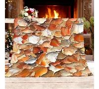 Genérico Regalo Manta L 100x130cm OtoñO SicóMoro Hojas CaíDas Pintura Al óLeo Suave y Cálida de Franela de Forro Polar Mantas MarróN Fácil de Cuidar Manta Térmica para Cubre Sofa Colchas