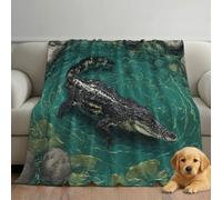 Genérico Regalos Originales y Divertidos - Verde Pavo Real Mantas para Día de San Valentín Navidad Aniversario - Premium Microfiber Tradicional Animales Agua Natural Manta de Franela 200 x 240 cm