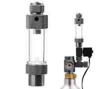 Genérico Regulator Aquarium Plant - PP, Alloy Check Valve Aquarium Air Valve | Plant Fertilizer for Plants Diffuser Regulator Boosts Growth Fish Tank