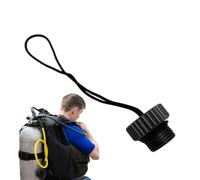 Generico Regulator Tank - Threaded Dust Plug Protector cap | Tank Valves Cover, Ndustrial DIN Tanks Valves Cover with Rope | Diving Dive Tanks Regulator, Industrial DIN Valvess Covesr for Du