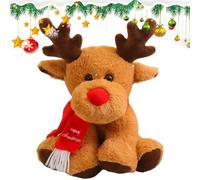 Generico Reindeer Christmas Decoration Plush - Soft Reindeer Plush Pillow | Stuffed Deer Toy Elk Stuffed Animal Christmas Plushh for Children and Adults Festive Decoration Sofa Bed Table