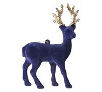 Genérico Reindeer Statue - Holiday Christmas Figura for Desk, Shelf Deer Ornaments, Tabletop Centerpiece Mantel Display, Holiday Decor for Living Room, Kitchen, Entryway, 3,35 x 5,12 x 0,79 pulgadas