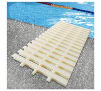 Genérico Rejilla de desagüe para Piscinas - 6 Tiras de plástico ABS para un Drenaje eficiente del Agua - Juego de Rejillas de 30x100 cm para Piscinas y Uso Exterior (6 Piezas de 20x100 cm)