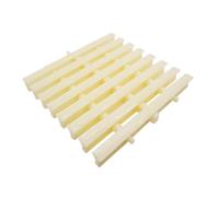 Genérico Rejilla de desagüe para Piscinas de Gran Durabilidad - Tapa de desagüe de Zanja de 20 cm, Rejilla de desagüe para Ducha Flexible, empalmable para Patios, Vallas y pasarelas (20 Unidades)