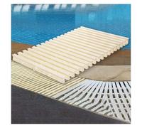 Genérico Rejilla de desbordamiento para Piscina - 5 filtros de plástico ABS para desagüe de Ducha, Cubierta de 3 Orificios, solución eficaz para el Drenaje de Agua de Piscinas y duchas (Ancho de 25 c