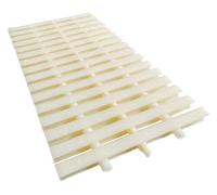 Genérico Rejilla de Drenaje Blanca para Piscina - Tapa Antideslizante de 3 Orificios para desagüe Interno y Externo, 18 x 100 cm, Paquete de 5